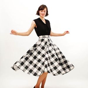 Red Dress Boutique Buffalo Plaid Skirt